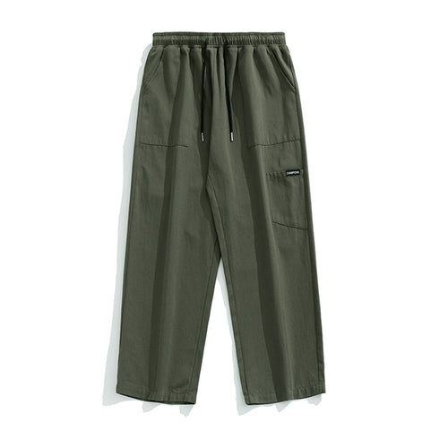 Unisex Weite Utility-Cargo-Hose mit elastischem Bund und Mehrfachtaschen Echo Archiv