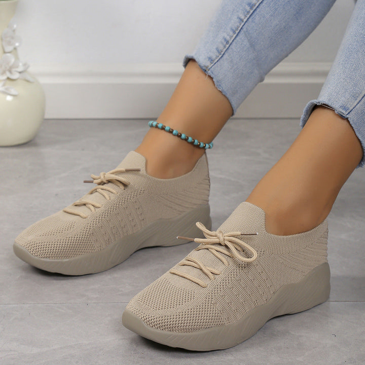Damen atmungsaktive Slip-On Sportschuhe mit flexiblem Obermaterial – Lioré