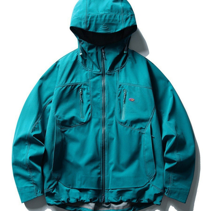 Unisex Technische Softshell-Fieldjacke mit verschweißten Nähten, vier Reißverschlusstaschen und verlängerter Rückenpartie Echo Archiv