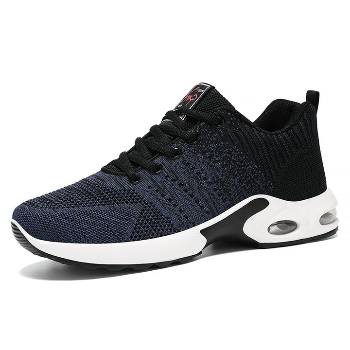 Herren nan leichter Strick-Running-Sneaker mit gepolsterter Fersenstütze und sichtbarer Luftkissen-Zwischensohle Echo Archiv
