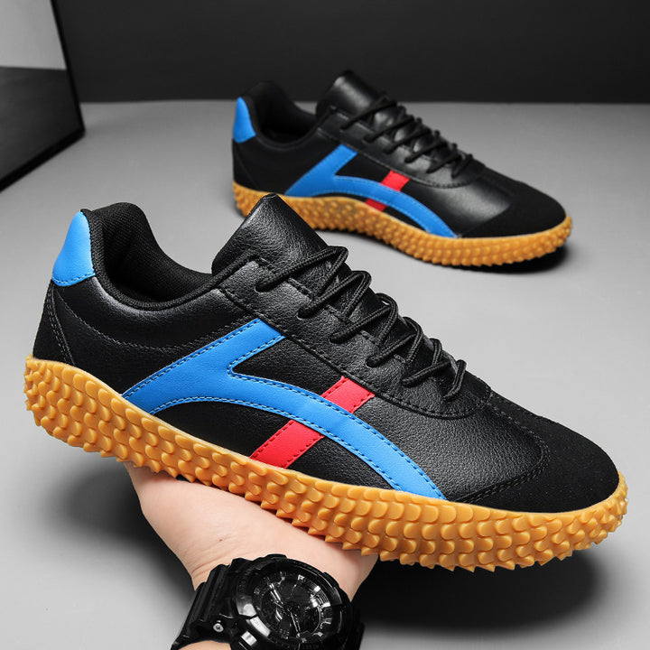 Unisex nan retro-urbaner Mesh-Sneaker mit profilierter Gummilaufsohle und Veloursleder-Zehenkappe Echo Archiv