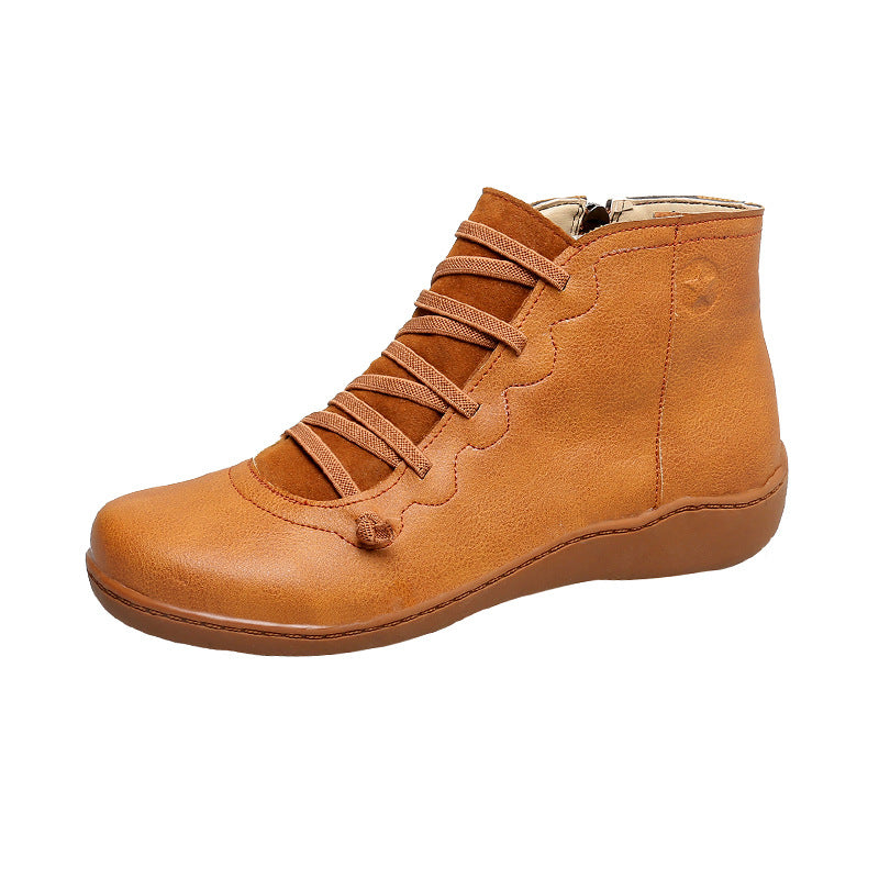 Damen komfortabler Schnür-Bootie mit ergonomischem Fußbett, weichem Schaft und flexibler Profilsohle Echo Archiv