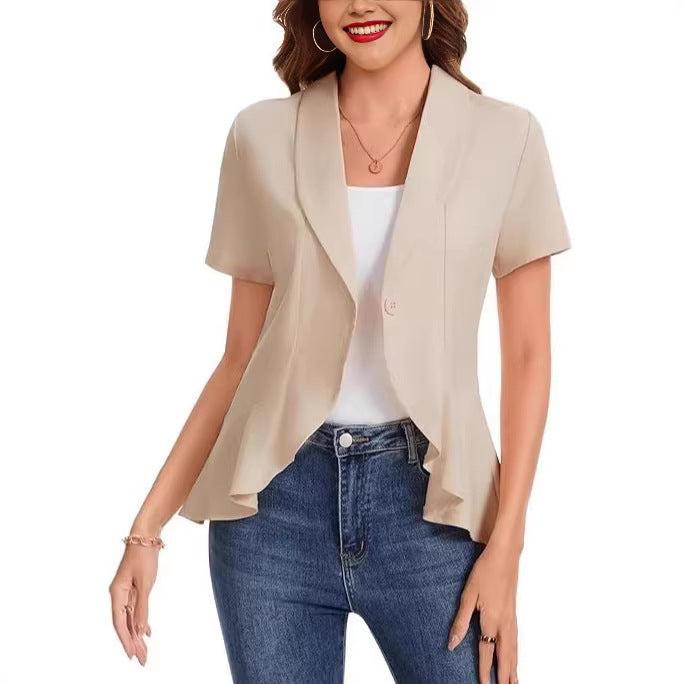 Damen schicke Blazerjacke mit asymmetrischem Schnitt Echo Archiv