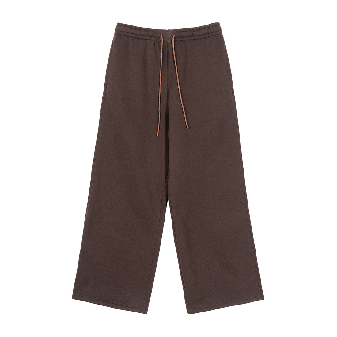 Damen weite hochtaillierte Sweathose mit Kordelzug und geradem Bein Echo Archiv