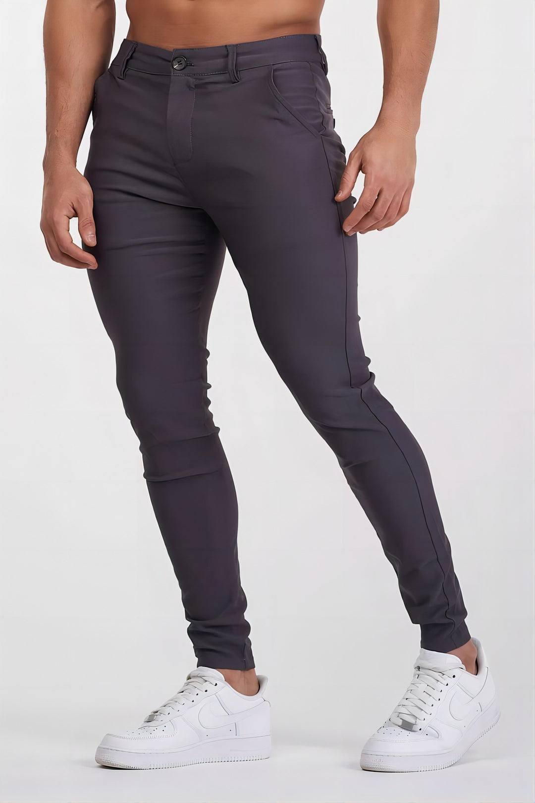 Herren modische Stretchpants mit schlanker Passform und praktischen Taschen Echoarchiv