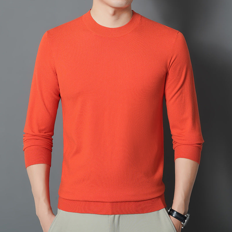 Herren Feiner Rundhalspullover aus Feinstrick mit schmaler Silhouette Echo Archiv