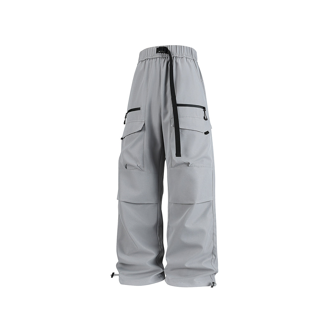 Herren Weite Utility-Cargohose mit verstärkten Kniepassen, Zipper- und Klappfächern Echo Archiv