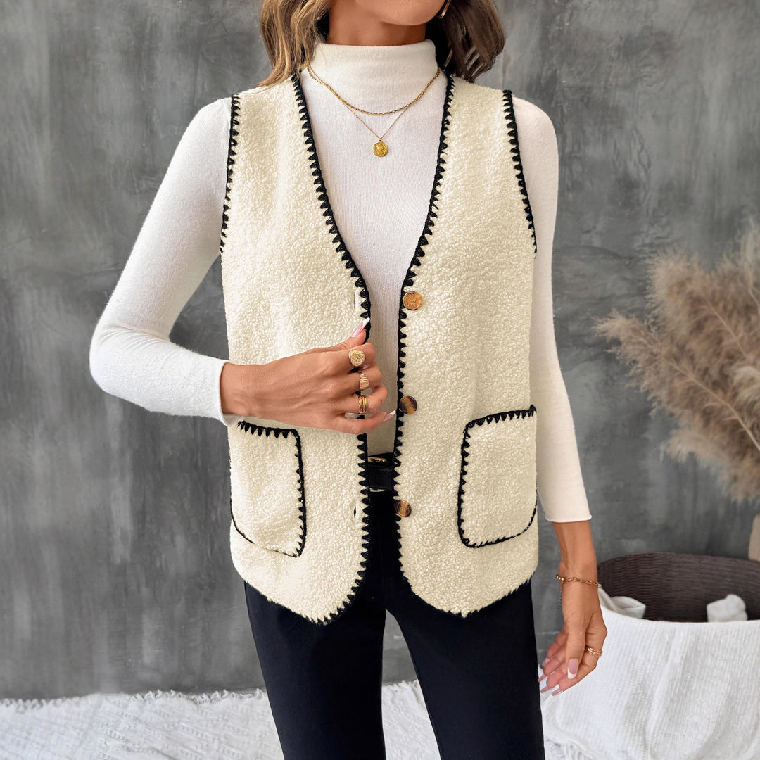 Damen Kuscheliger Cardigan mit Knopfdetails Echo Archiv