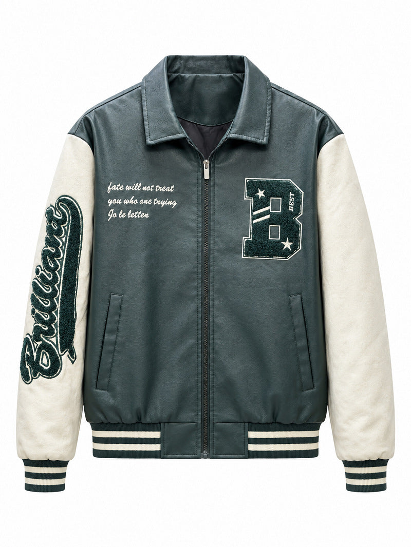 Herren Modische Bomberjacke mit Logo-Details Echo Archiv