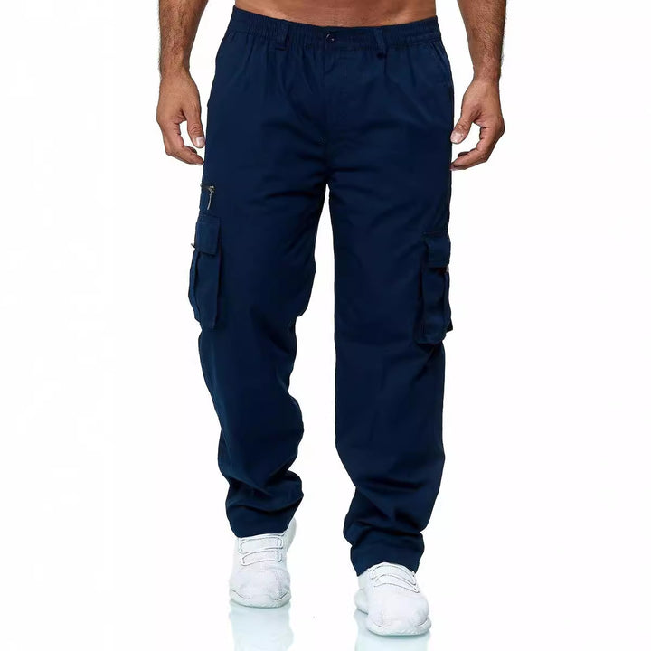 Herren Cargo-Hose mit multifunktionalen Taschen und elastischem Bund Echoarchiv