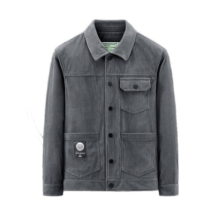 Herren Lässige Cordjacke mit praktischen Taschen und modischem Design Echo Archiv