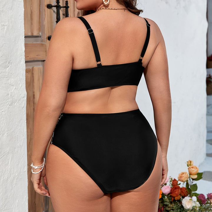 Damen Bikini-Set mit eleganten Rüschen und tierischem Design Echo Archiv