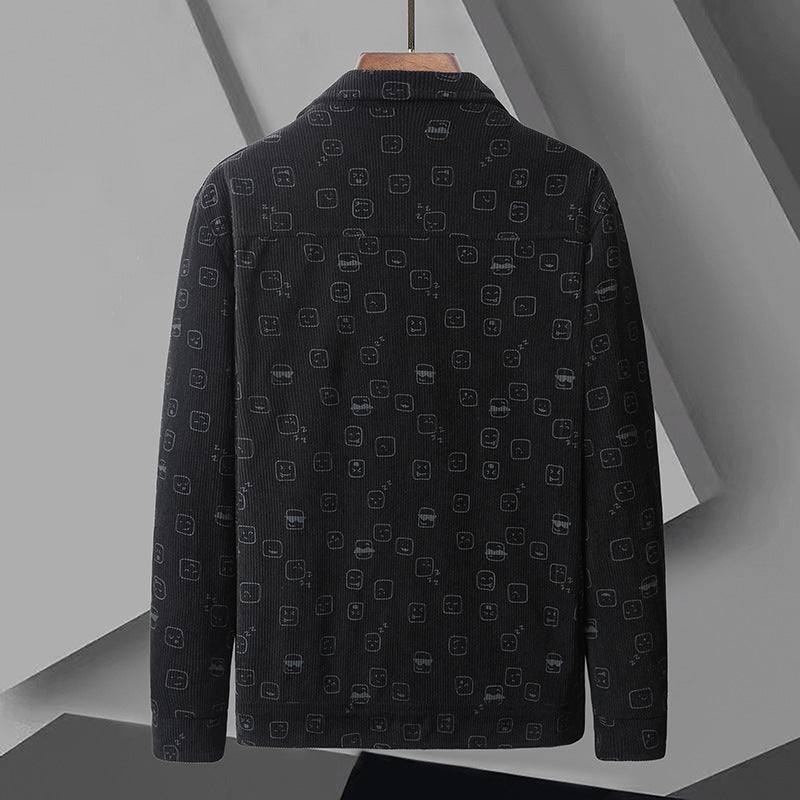 Herren Modische Utility-Jacke mit aufgesetzten Taschen Echo Archiv