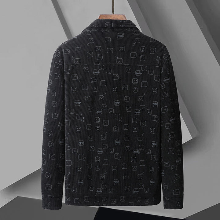 Herren Modische Utility-Jacke mit aufgesetzten Taschen Echo Archiv