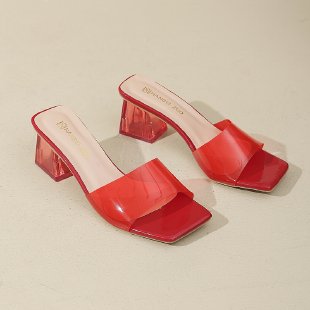 Damen Slingback Absatzschuhe mit Echoarchivrnem Design und elegantem Glanz Echoarchiv