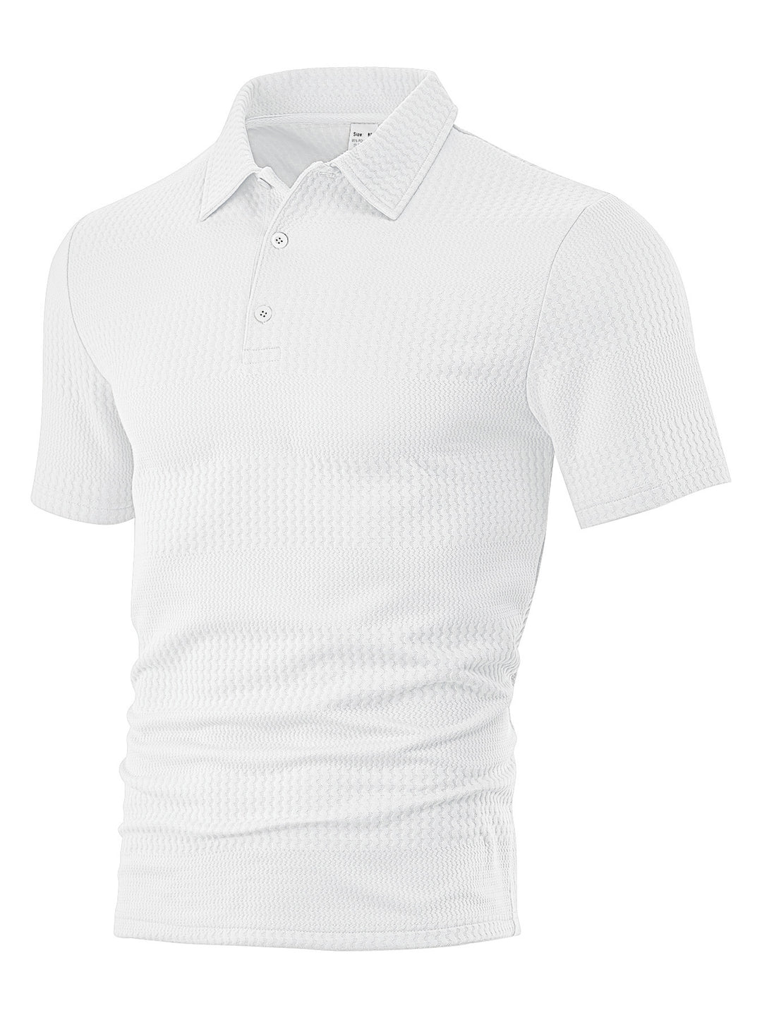 Herren Polohemd mit strukturiertem Design Echoarchiv