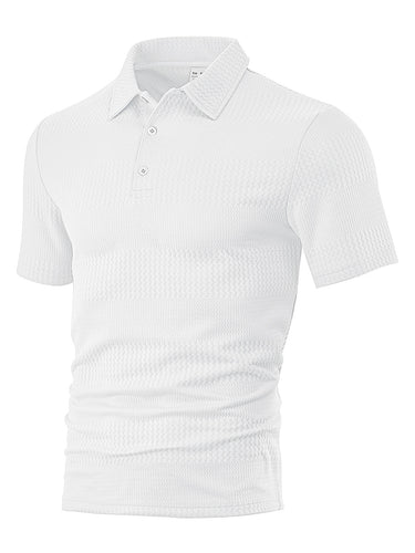 Herren Polohemd mit strukturiertem Design Echoarchiv