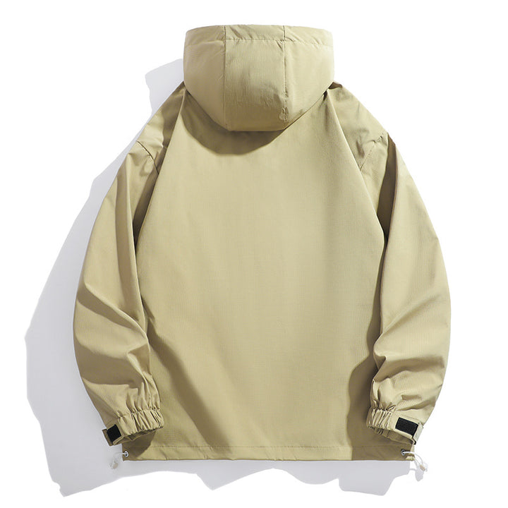Herren Stylische Outdoorjacke mit hohem Kragen – Taviero