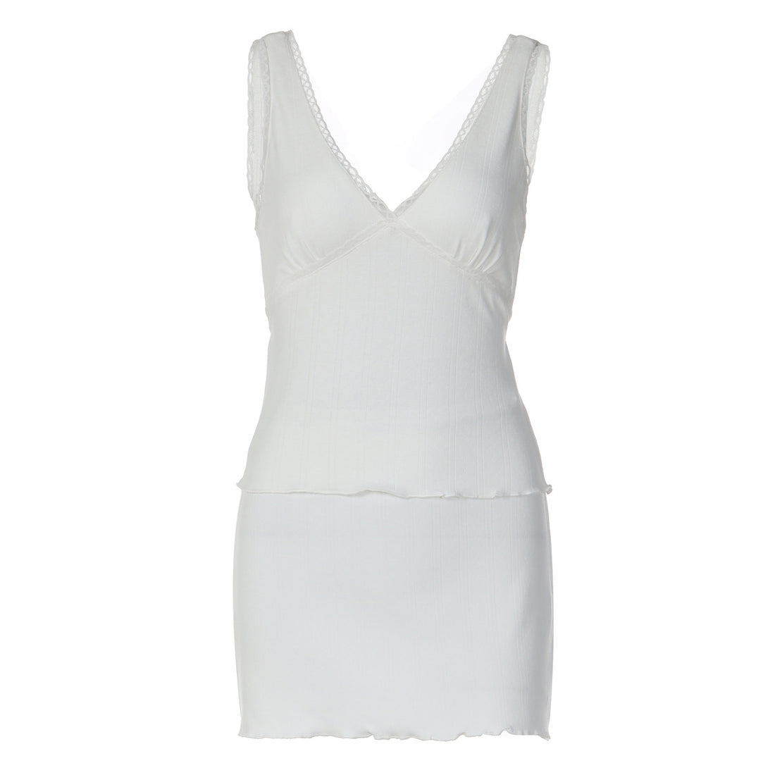 Damen Trägershirt mit eleganter Rüsche und femininer Silhouette – Avérine