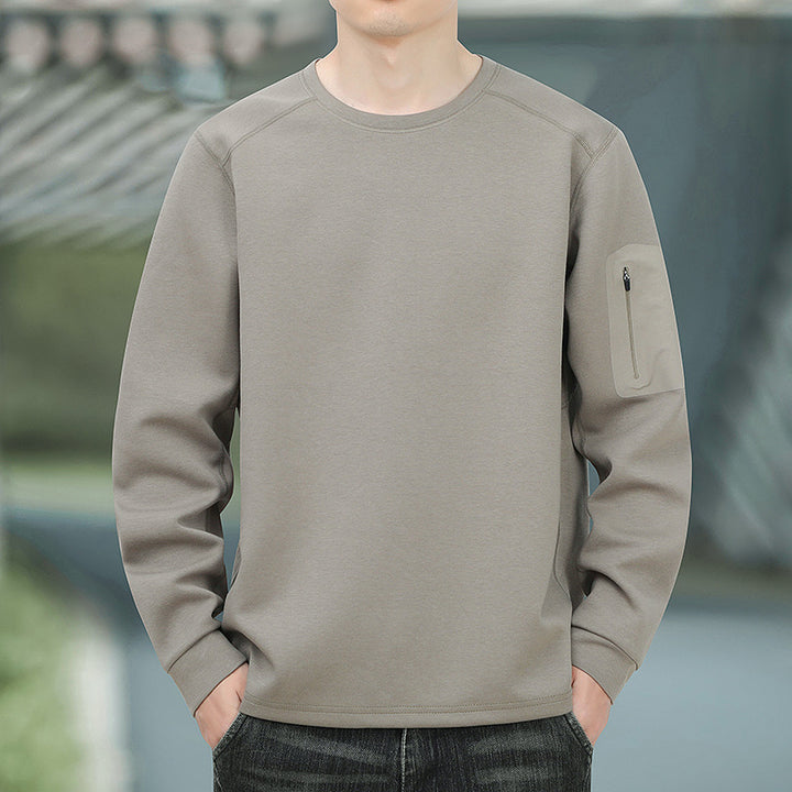 Herren Oversized Sweatshirt mit kontrastierenden Seitentaschen und weichem Fleecefutter Echo Archiv