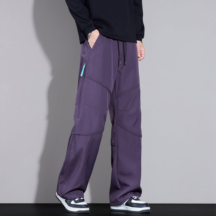 Herren Locker sitzende Cargo-Hose mit Tunnelzug, Knie-Panels und Multifachtaschen Echo Archiv