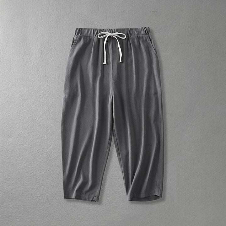 Damen Locker geschnittene Freizeit-Hose mit elastischem Bund und Tunnelzug Echoarchiv