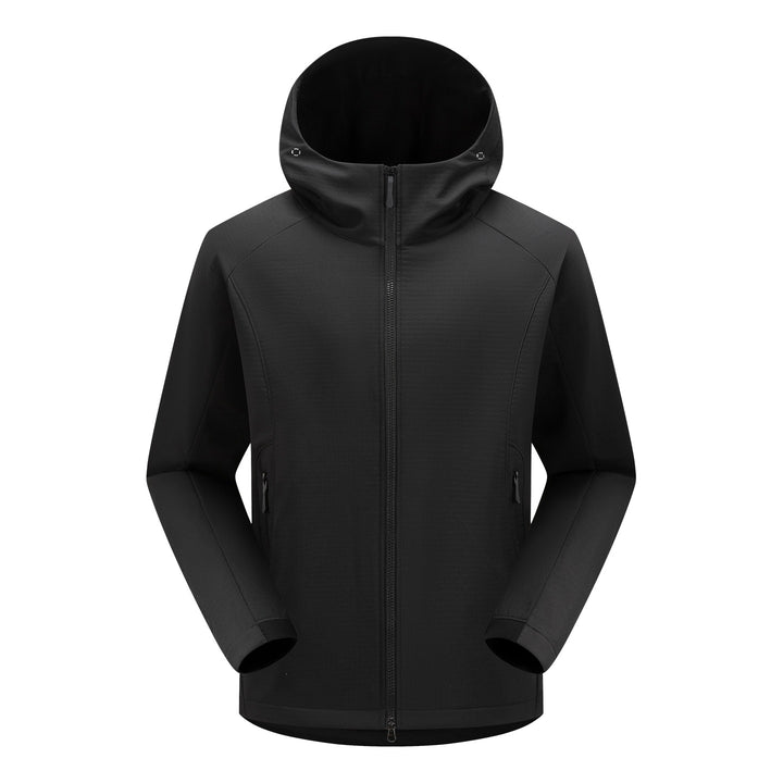 Herren Softshell-Outdoorjacke mit Kapuze, winddichter Membran und ergonomischem Schnitt Echoarchiv