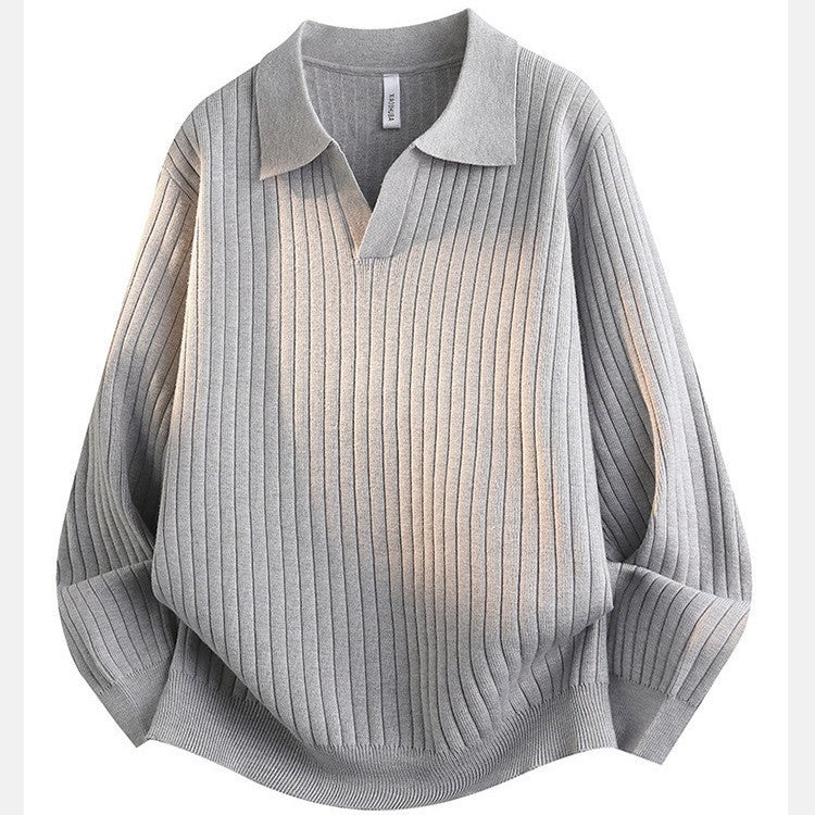 Herren Struktur Pullover Echo Archiv