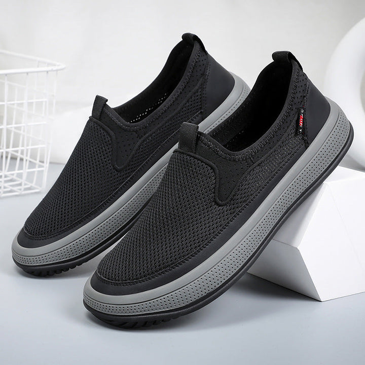Damen Komfortable und atmungsaktive Slip-On Sneakers mit rutschfester Sohle Echo Archiv