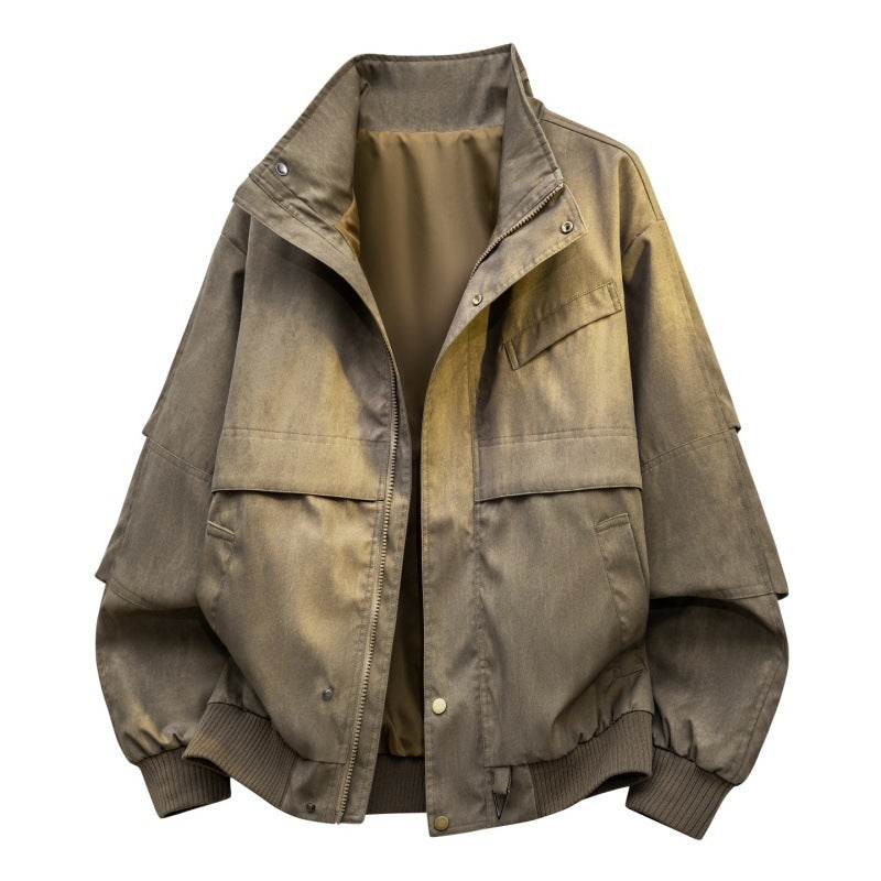 Herren Modische Oversized-Jacke Echo Archiv