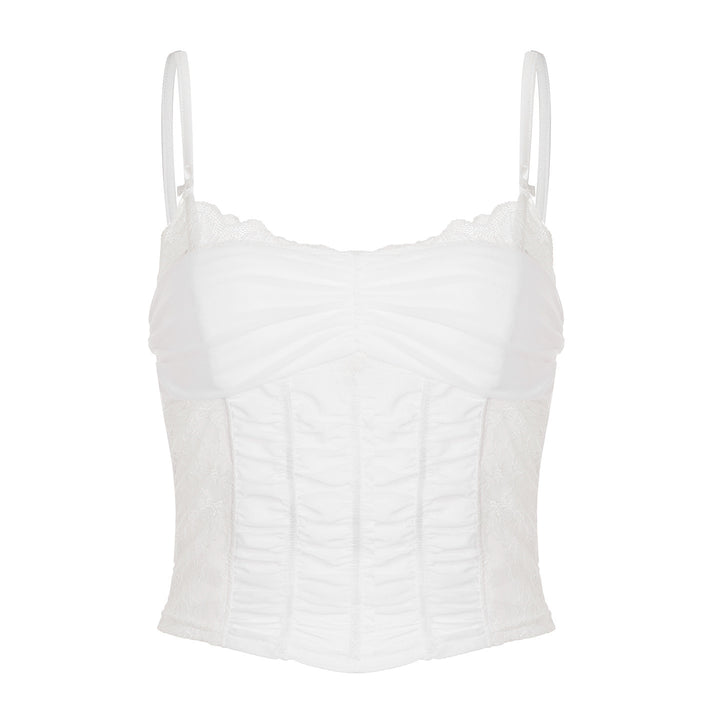 Damen Spitzen-Corsage-Oberteil mit eleganter Schnürung und figurformendem Design Echo Archiv