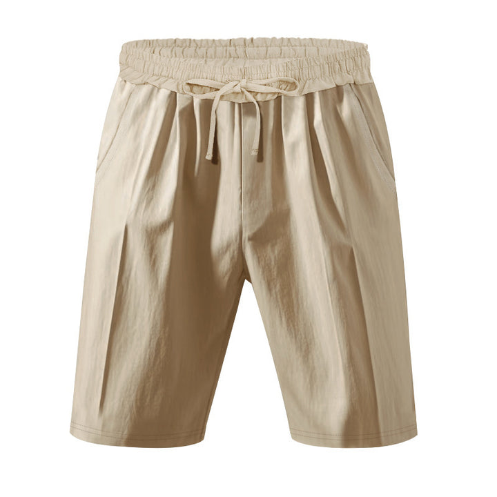 Herren sportliche Funktionsshorts mit verstellbarem Bund und atmungsaktivem Material Echoarchiv