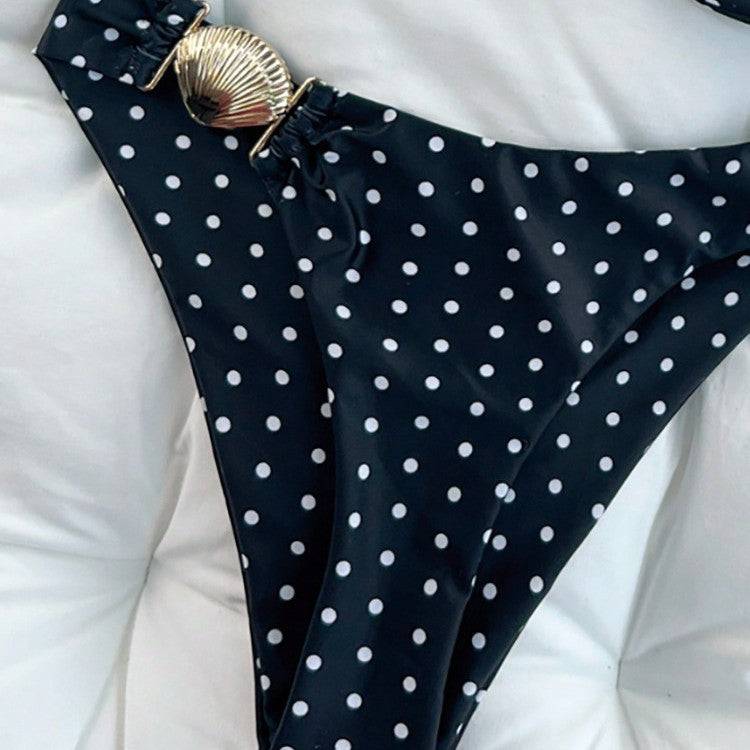 Damen Bikini mit gepolsterten Cups und dekorativem Muschel-Detail Echo Archiv