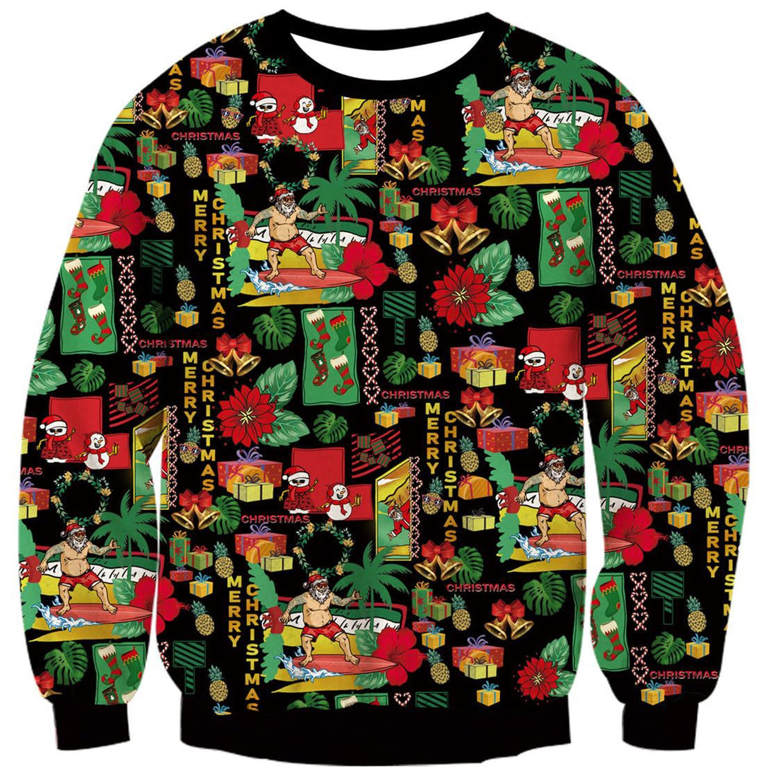 Damen Lustiger Sweatshirt mit einzigartigem Katzenmotiv Echoarchiv