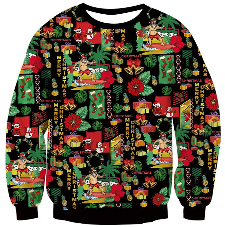 Damen Lustiger Sweatshirt mit einzigartigem Katzenmotiv Echoarchiv