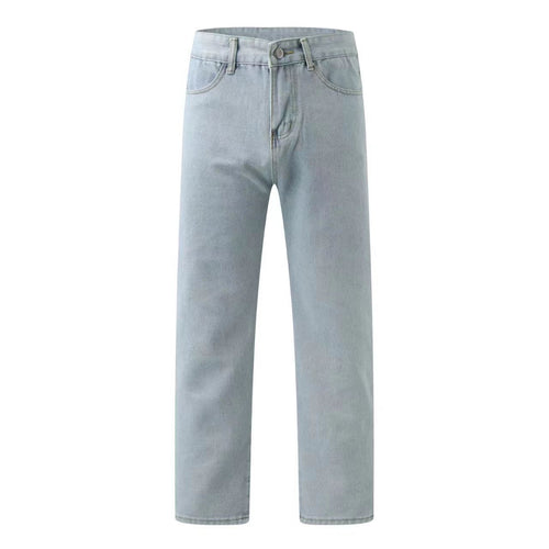 Damen gerade geschnittene Jeanshose mit hohem Bund und klassischen Details Echo Archiv