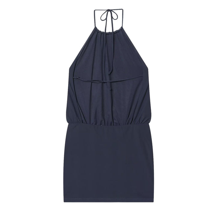 Damen luftiges Halterneck-Kleid mit elastischem Taillenbund Echo Archiv