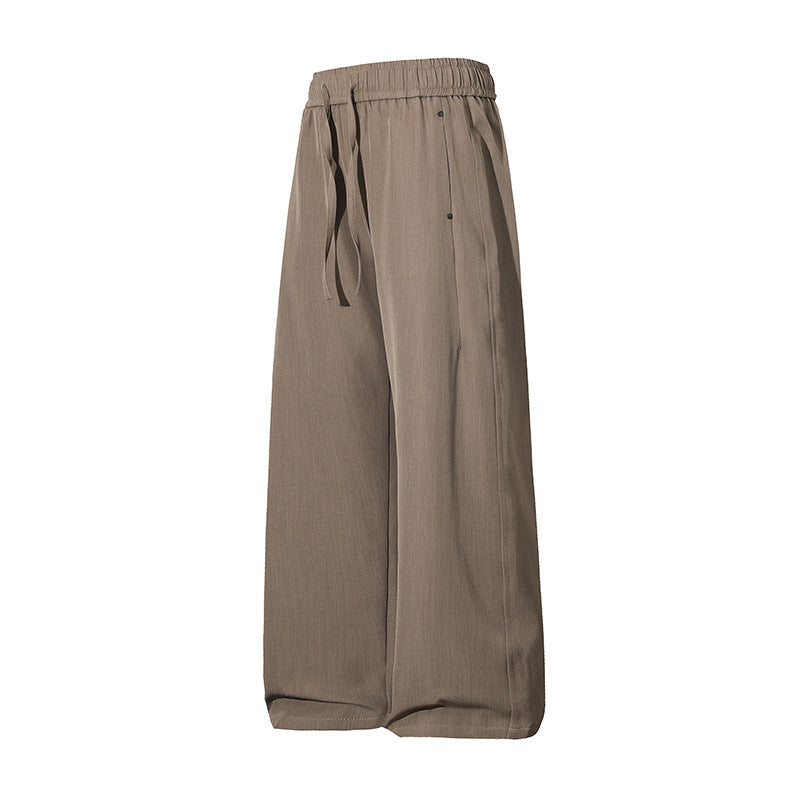 Damen Weite Palazzo‑Hose mit hohem Elastbund & Kordelzug Echoarchiv