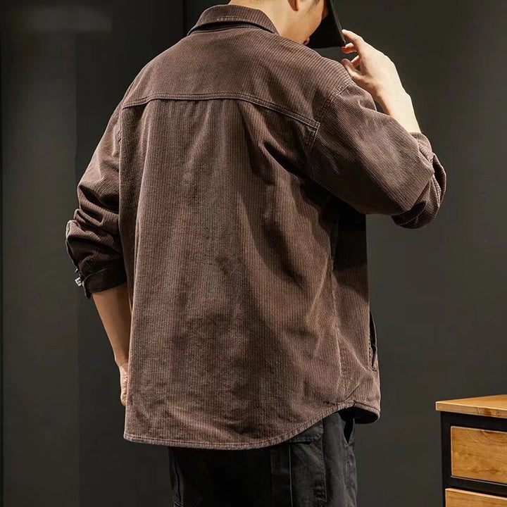 Herren Kordjacke mit Taschen Echo Archiv