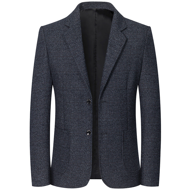 Herren Tailliertes Glencheck-Sakko im City‑Blazer‑Stil mit leichter Innenfütterung Echo Archiv
