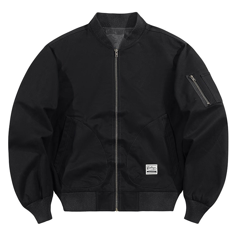 Herren Modische Bomberjacke mit praktischen Taschen Echo Archiv