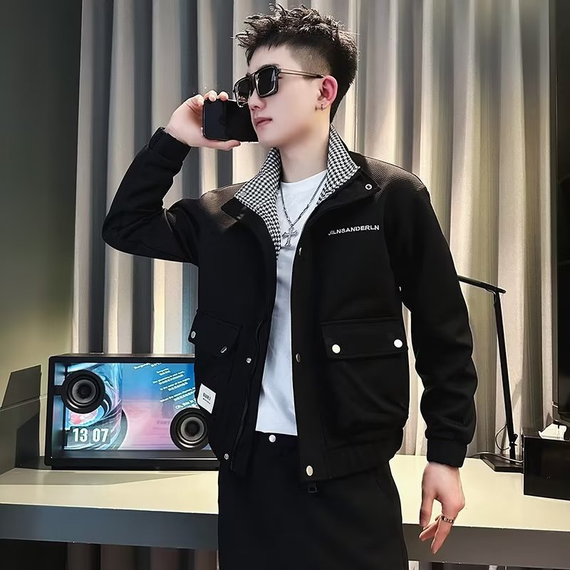 Herren lässige Utility-Jacke mit innovativen Details und praktischem Design Echoarchiv