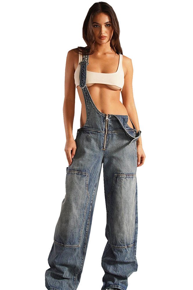 Echoarchiv | Denim Multi Taschen Overall