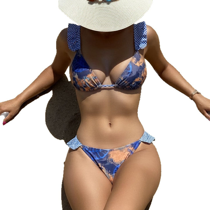 Damen Bikini-Set mit modischen Rüschendetails Echo Archiv