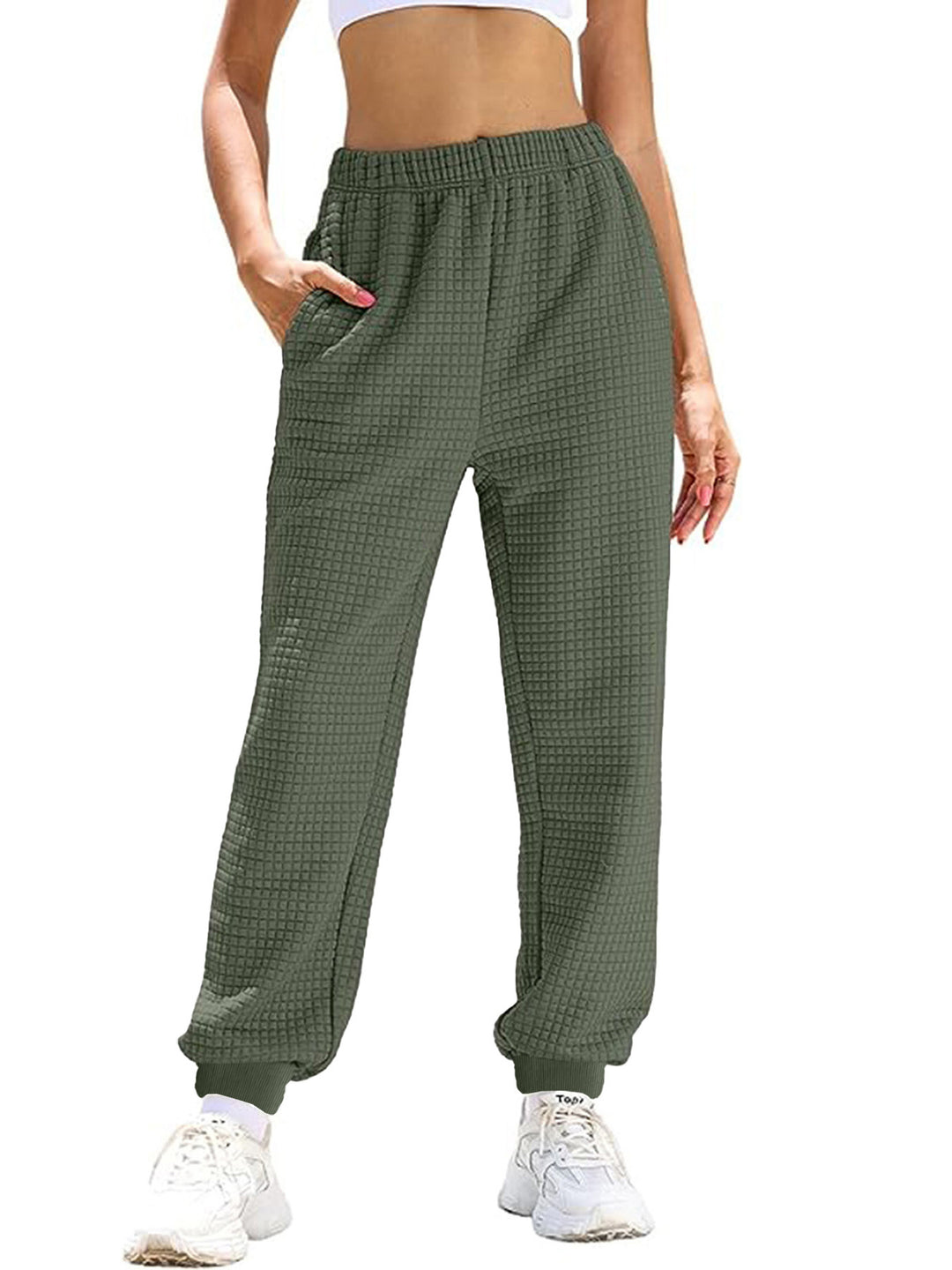 Damen Sportliche Freizeithose mit elastischem Bund Echo Archiv