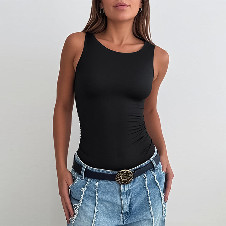 Damen figurbetontes Body mit gerafftem Design Echo Archiv
