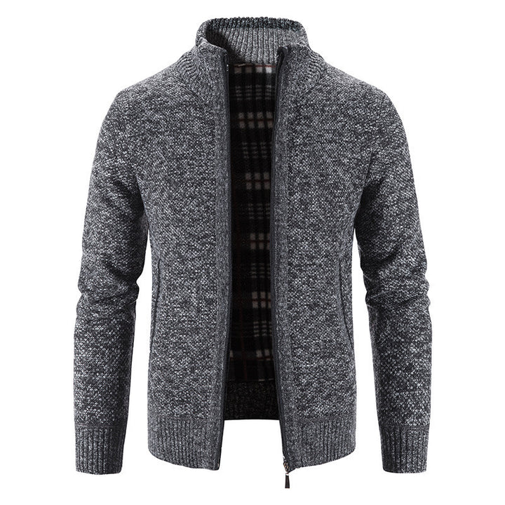 Herren Strickjacke mit innovativem wärmeisolierendem Innenfutter Echoarchiv
