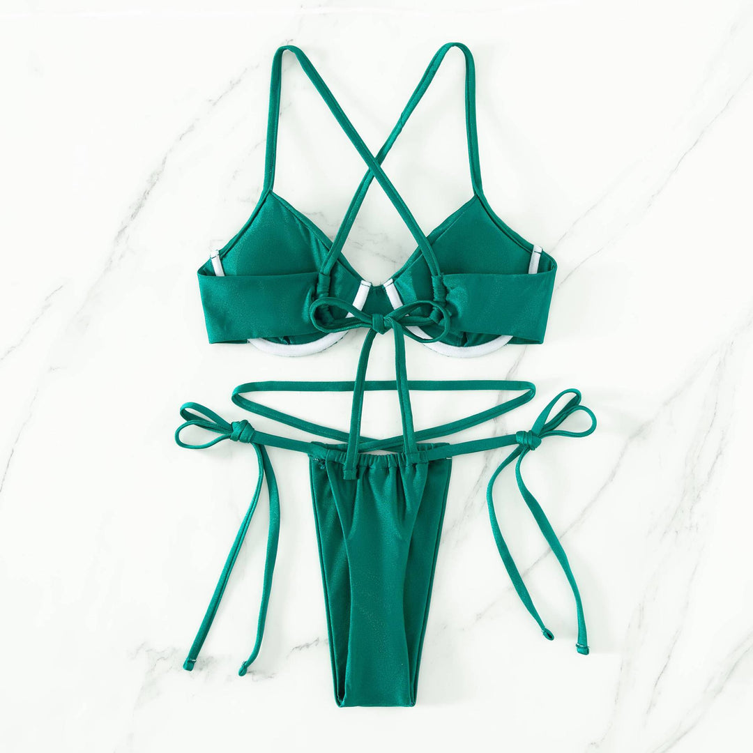 Damen Triangel-Bikini mit innovativem Trägersystem und figurschmeichelndem Schnitt Echo Archiv