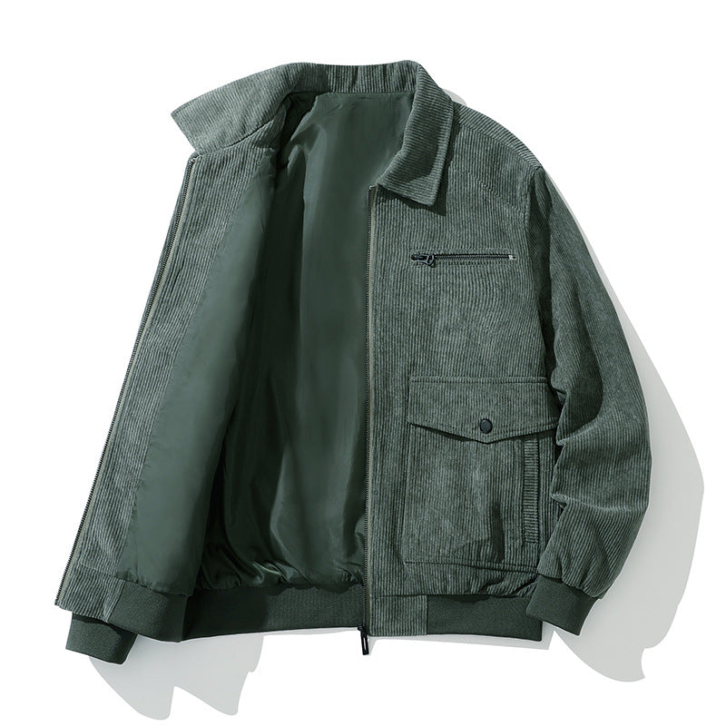 Herren Cordjacke mit praktischen Taschen und hochwertiger Verarbeitung Echoarchiv
