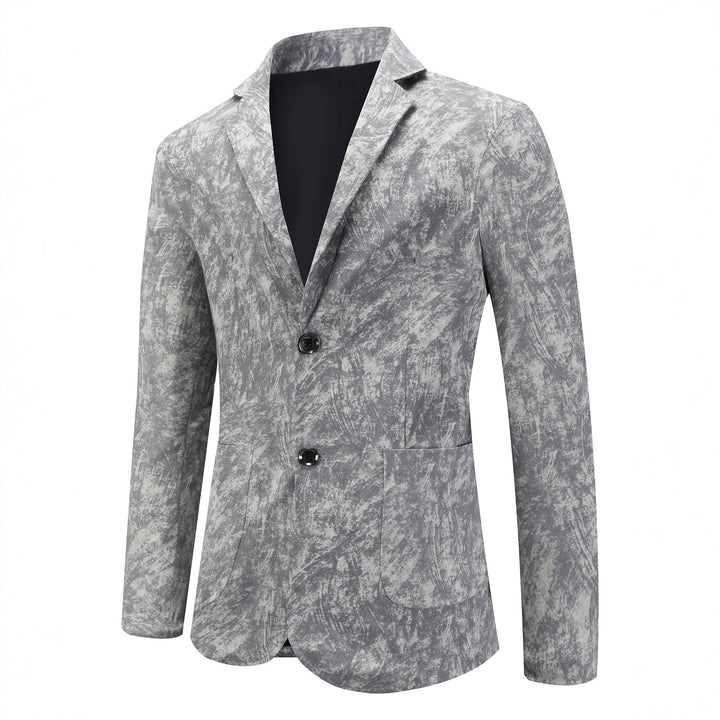 Herren moderner strukturierter Blazer mit einzigartigem Design Echoarchiv
